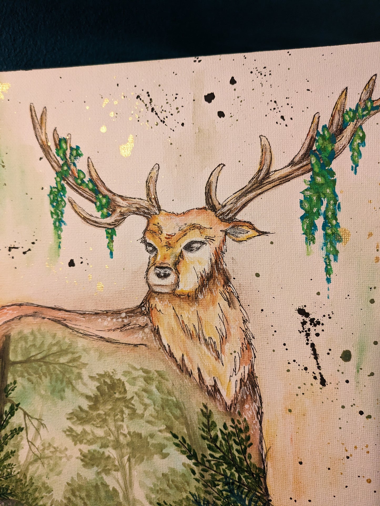 Deer painting