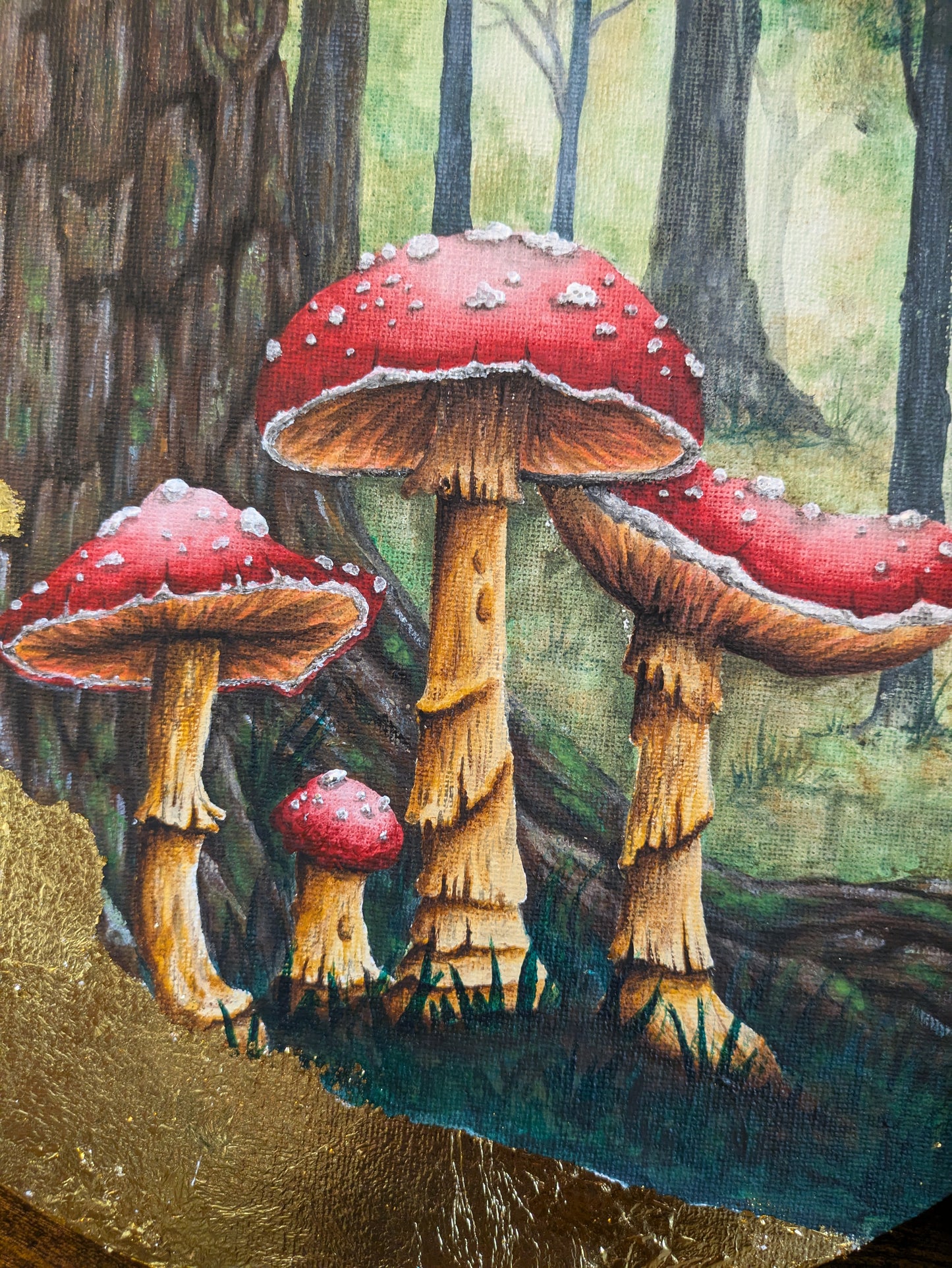 Mushroom canvas